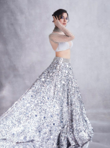 Divya Khosla Kumar Lehenga Look