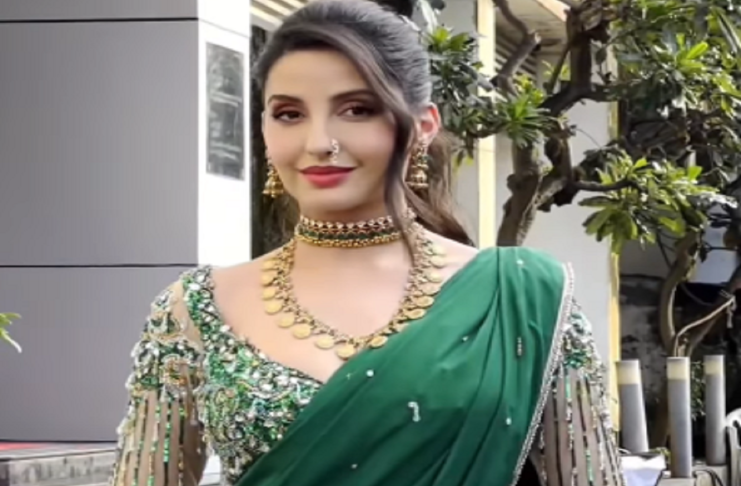 Celebs Spotted: Nora Fatehi wreaks havoc with Indian look, fans stunned by beauty