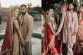 Hardik Natasa Wedding: नताशा स्टानकोविक ने लाल साड़ी पहन लिए फेरे, हार्दिक पांड्या ने पहनी गोल्डन शेरवानी