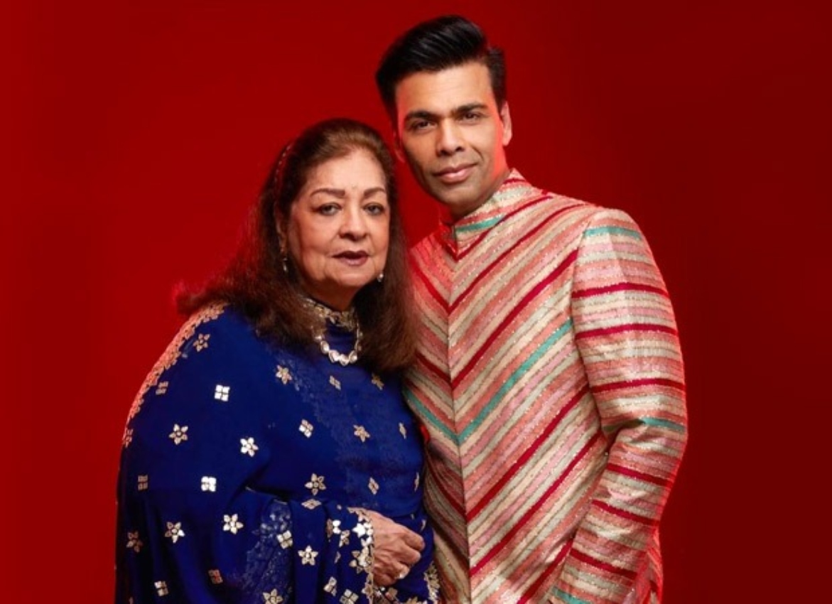 karan johar celebrates mother hiroo 80th birthday
