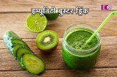 Kiwi and Cucumber Juice Recipe, Healthy Juice, Summer Special Juice