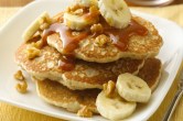 Banana Walnut Pancake Recipe In Hindi, Banana Walnut Pancake Recipe, Pancake Recipe, How To Make Pancake, Cake Recipe