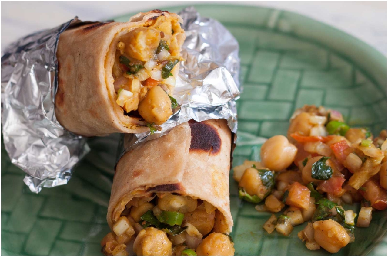 Chole Roll Recipe