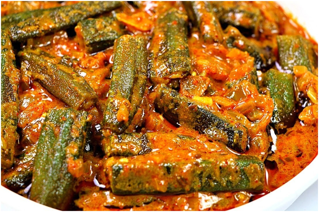 Lehsuni Bhindi Recipe