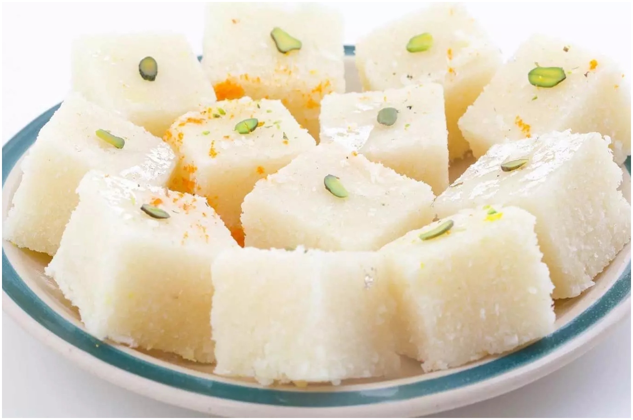 Nariyal Barfi Recipe