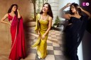 Rashmika Mandanna Elegant Look, Actress Rashmika Mandanna, Rashmika Mandanna Saree Look, Fashion