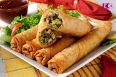 Spring Roll Recipe In Hindi, How To Make Spring Roll, Spring Roll Recipe Easy, Healthy Vegetable Spring Rolls, Easy Snacks