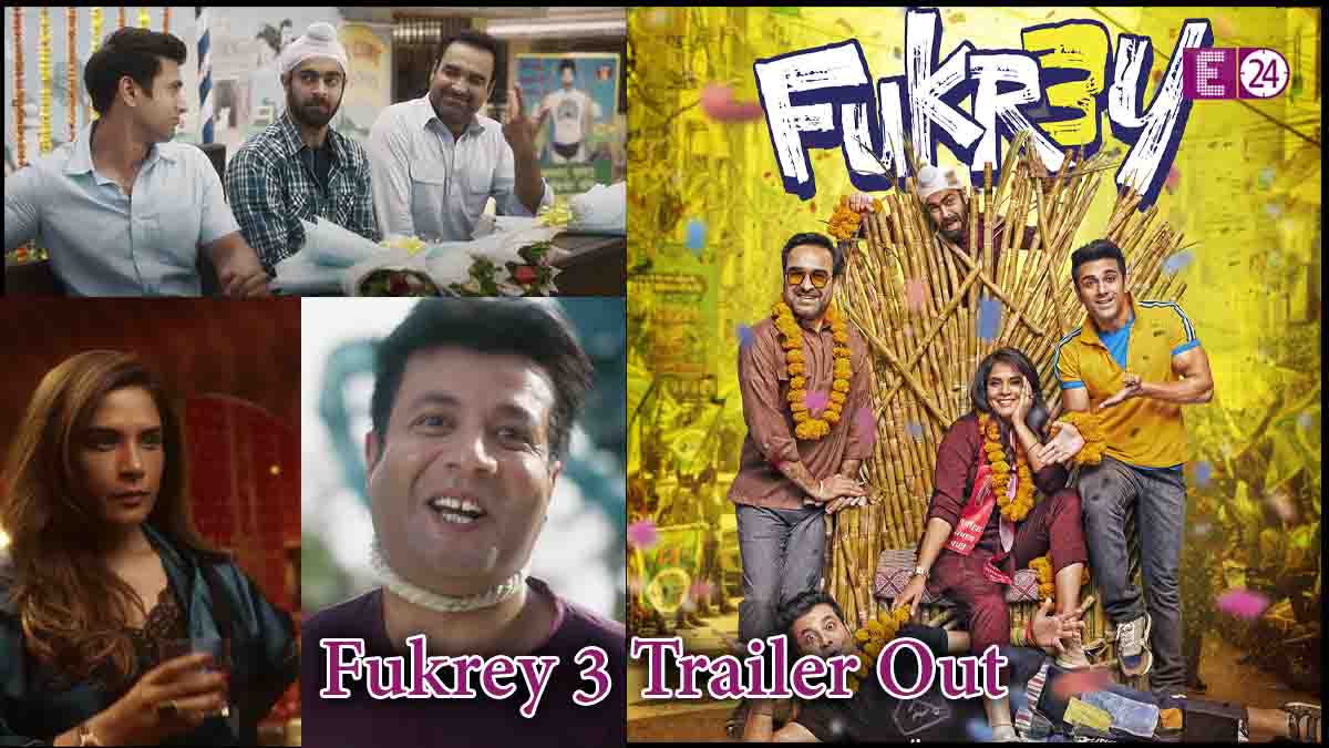 Fukrey 3, Fukrey 3 Trailer, Pulkit Samrat, Richa Chadha, Pankaj Tripathi