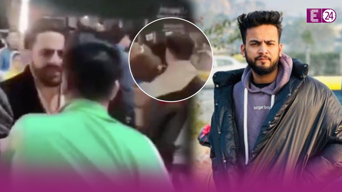 Bigg Boss ott 2 winner elvish yadav raghav sharma viral video youtuber almost beaten by mob