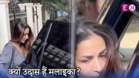 malaika Arora visits Arjun Kapoor house amid breakup rumours Netizens Feel She Looks Sad WATCH Video