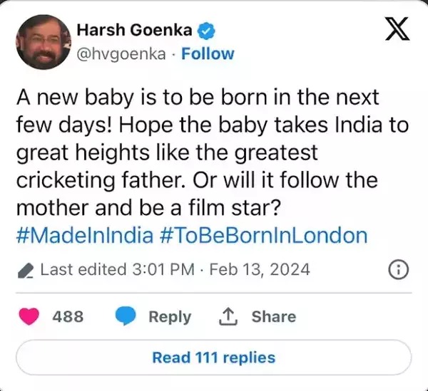 Harsh Goenka- Twitter