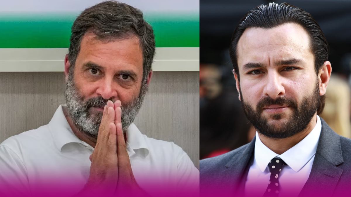 Saif Ali Khan praised Rahul Gandhi