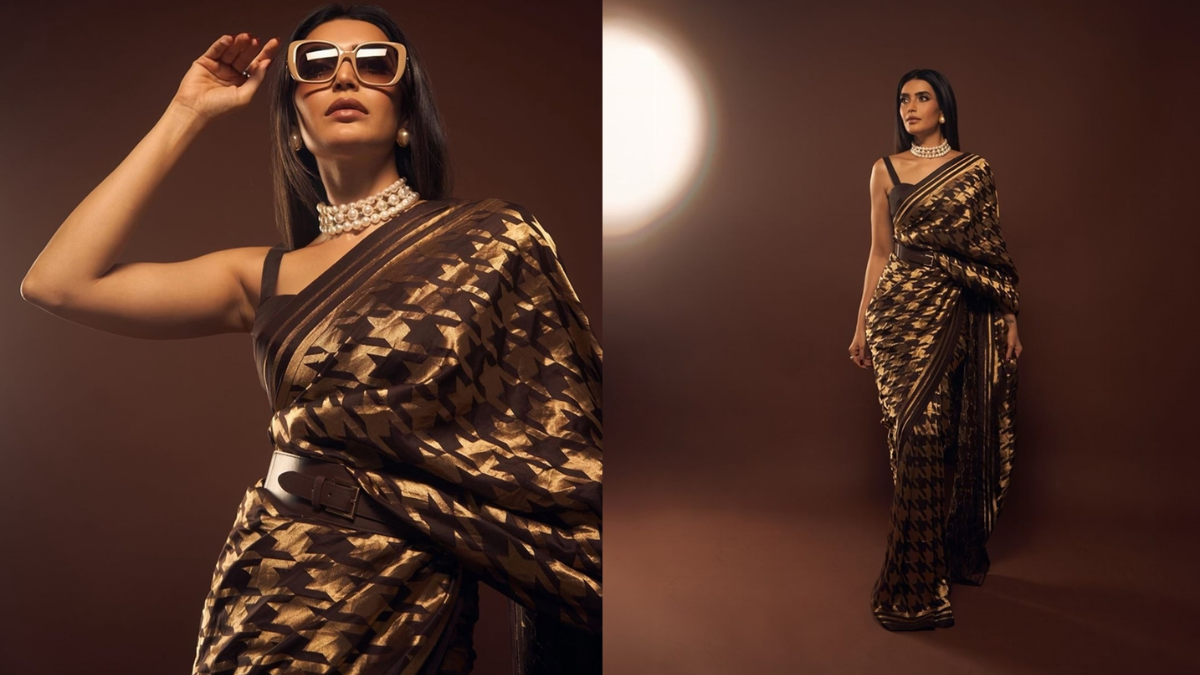 Kriti in Saree Mrs. Samrat looks glamorous (1) -1-2-3