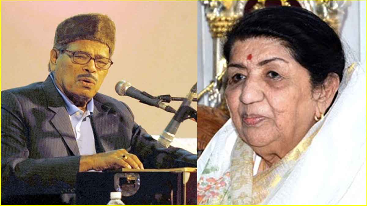 Manna Dey and Lata Mageshkar