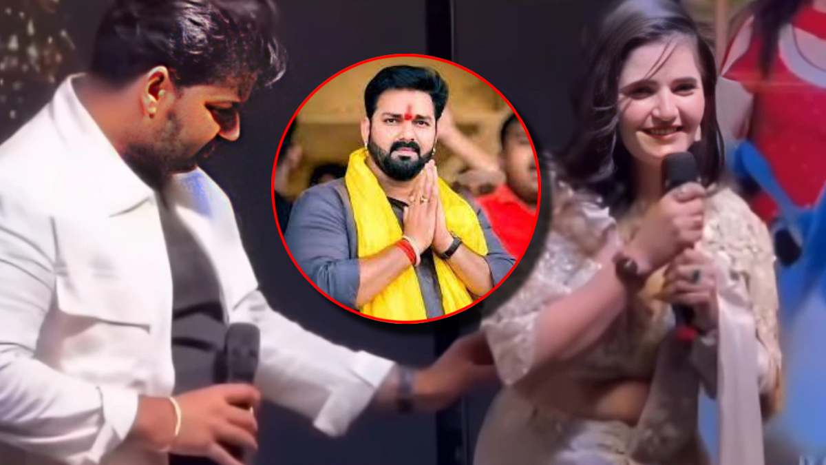 Pawan Singh and Anjali Raghav Touch Controversy