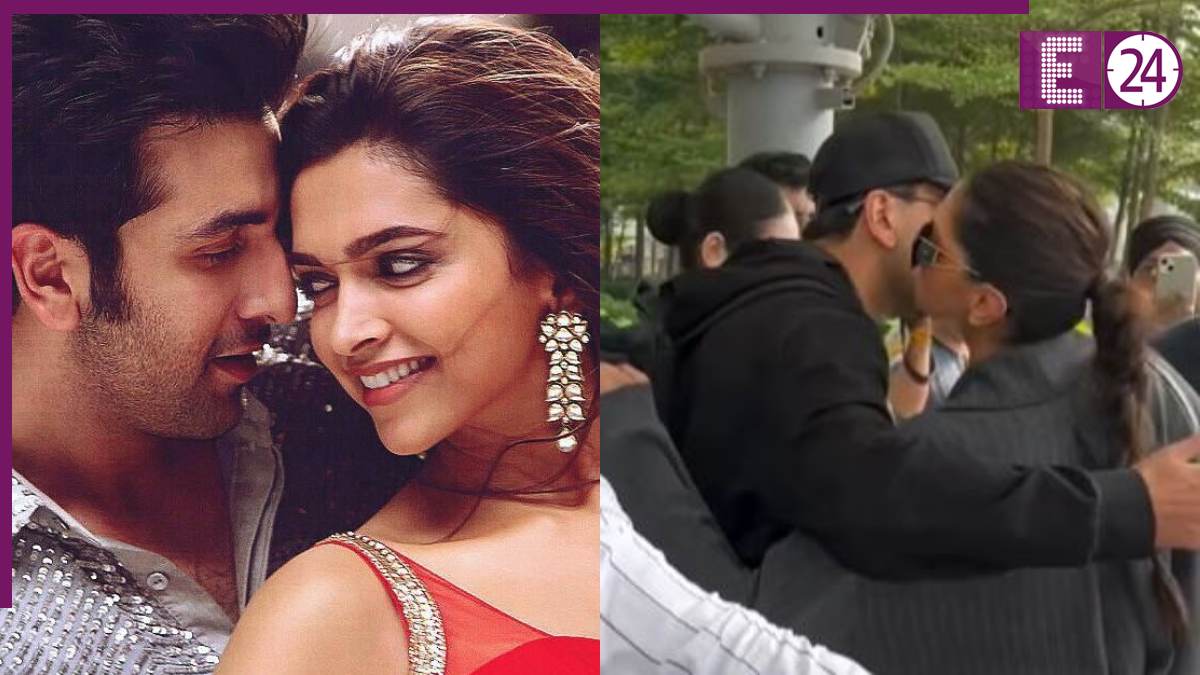 Deepika Padukone and Ranbir Kapoor Hug