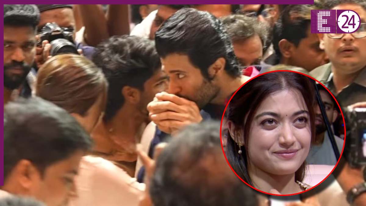 Vijay Deverakonda kiss Rashmika Mandanna