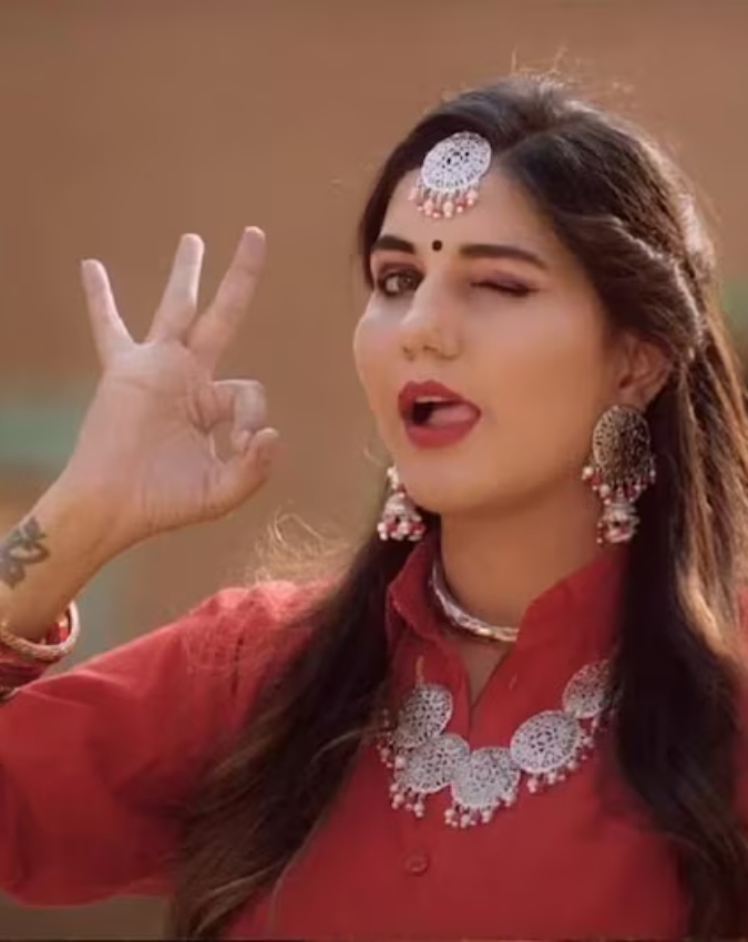 Sapna Chaudhary in reality show the 50-1-2-3