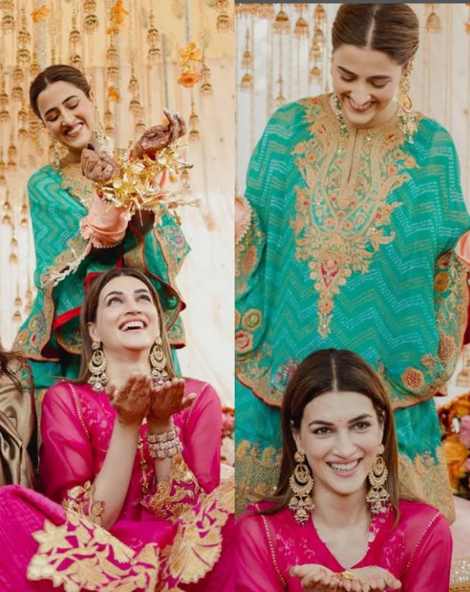 Nupur sanon, Kriti sanon-1-2-3