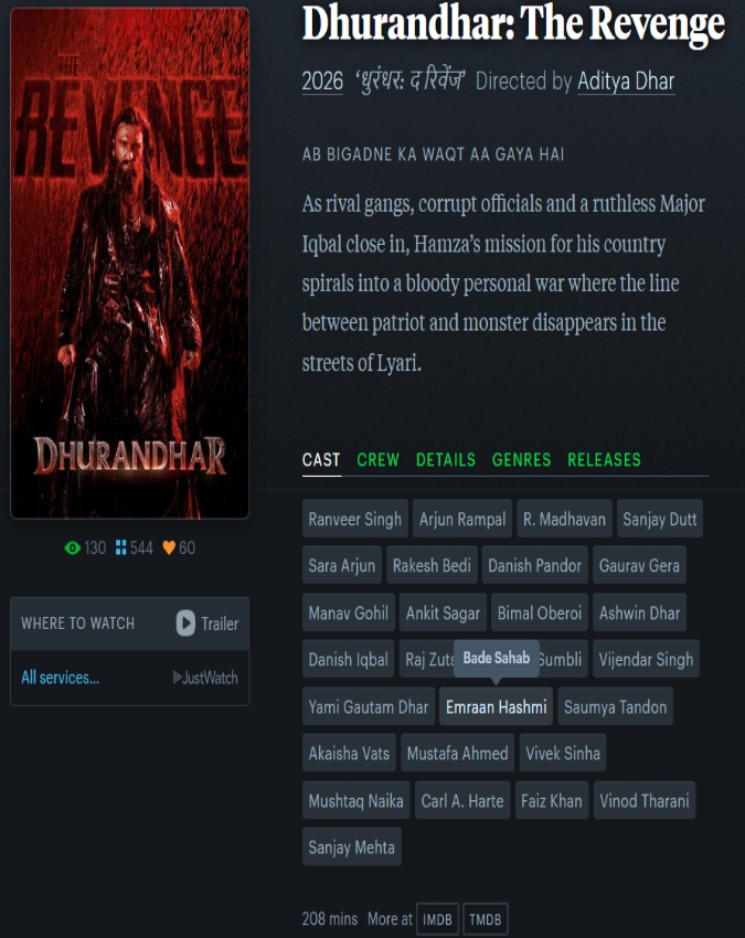 Aditya Dhar's Dhurandhar 2 Story Leaked_ -1-2-3