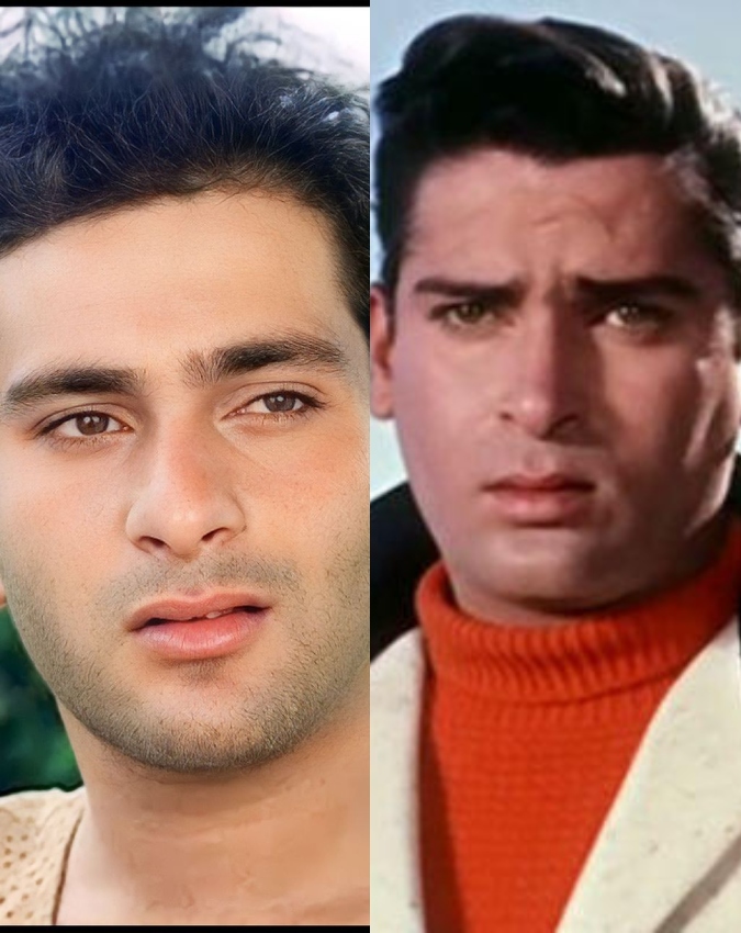 Rajiv Kapoor With father Raj Kapoor -1-2-3