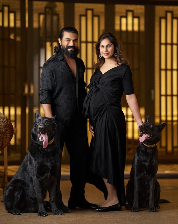 Ram Charan Wife Upasana Konidela Enjoying Party -1-2