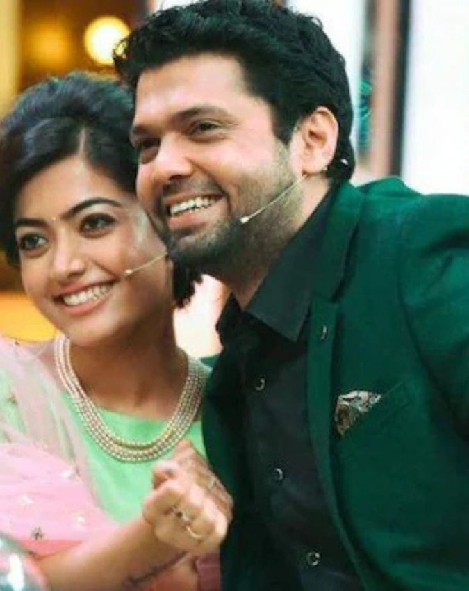 Rashmika Mandanna And Rakshit Shetty Rashmika Mandanna And Rakshit Shetty-1-2