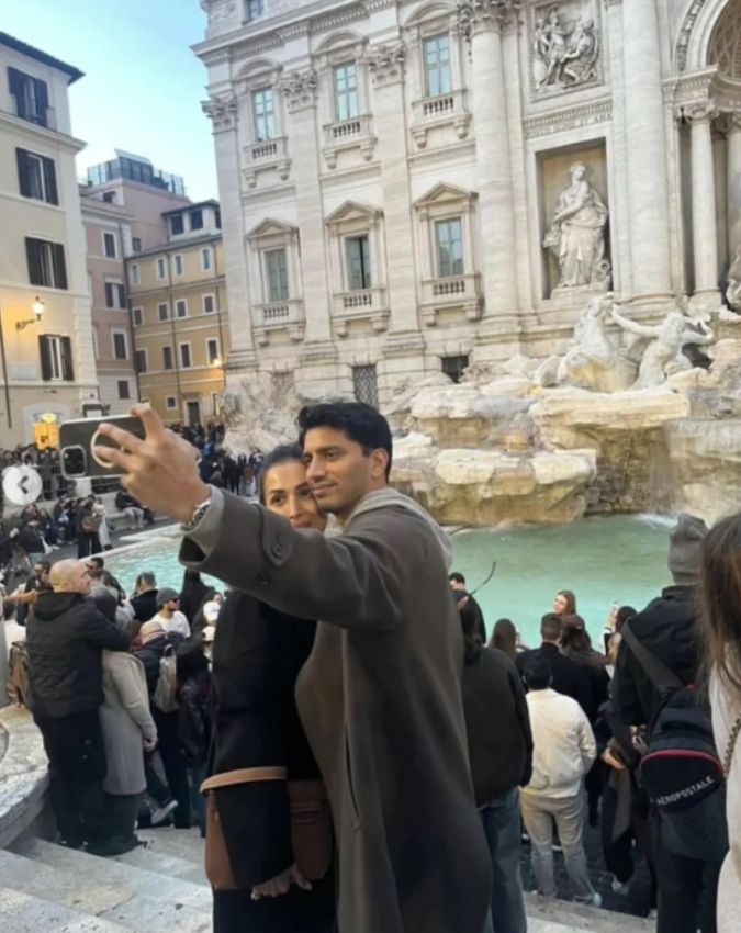Rumored couple Malaika Arora, Harsh Mehta pictured in Italy -1-2