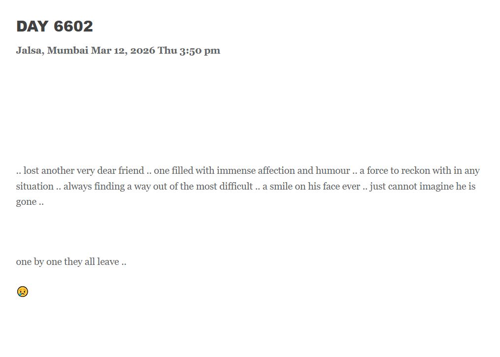 Amitabh bachchan blog