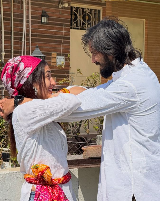 chandrika dixit holi celebration -1-2-3-4-5-6-7