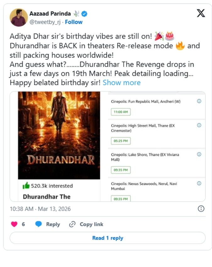 Dhurandhar Re release X Review.jpg (1) -1-2-3-4