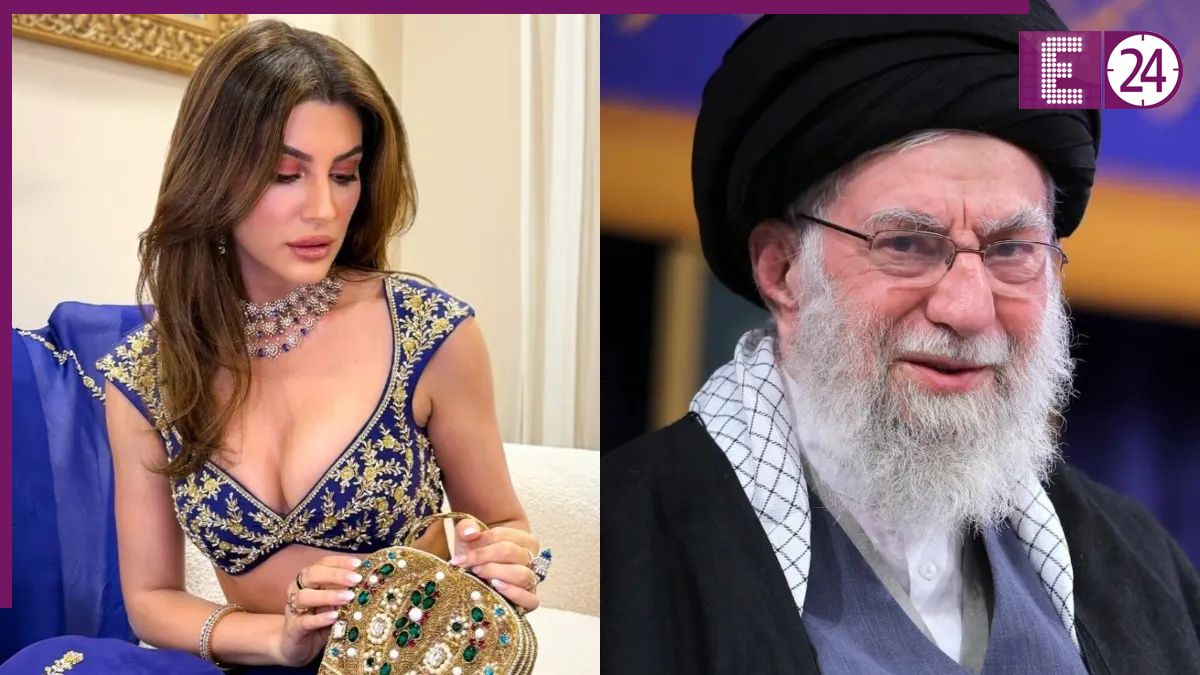 Elnaaz Norouzi and khamenei -1