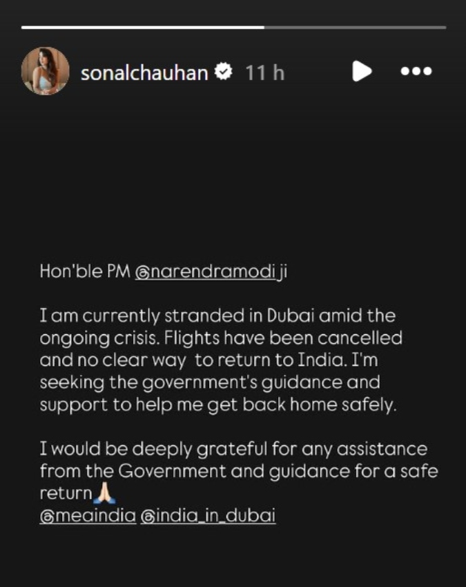 Esha Gupta Update US-Iran Conflict Impact in UAE -1-2-3-4-5-6-7