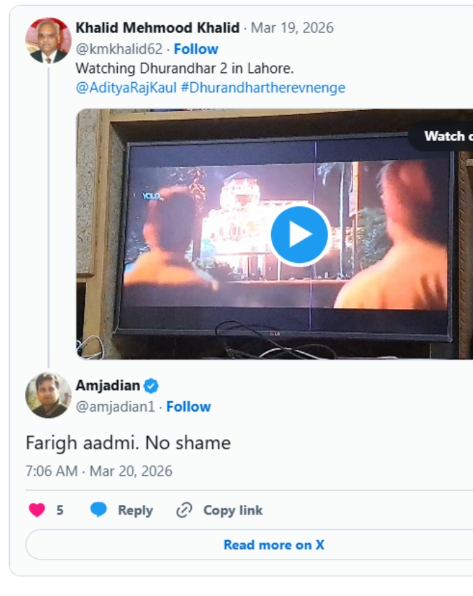 Pakistani Journalist Watching 'Dhurandhar 2' in Lahore (3) -1-2-3-4-5-6