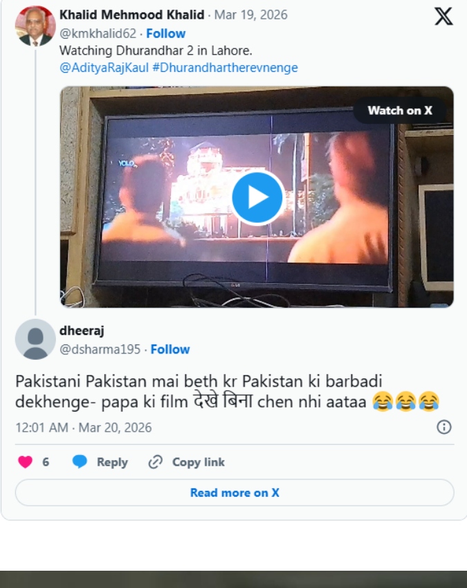 Pakistani Journalist Watching 'Dhurandhar 2' in Lahore (3) -1-2-3-4-5-6-7