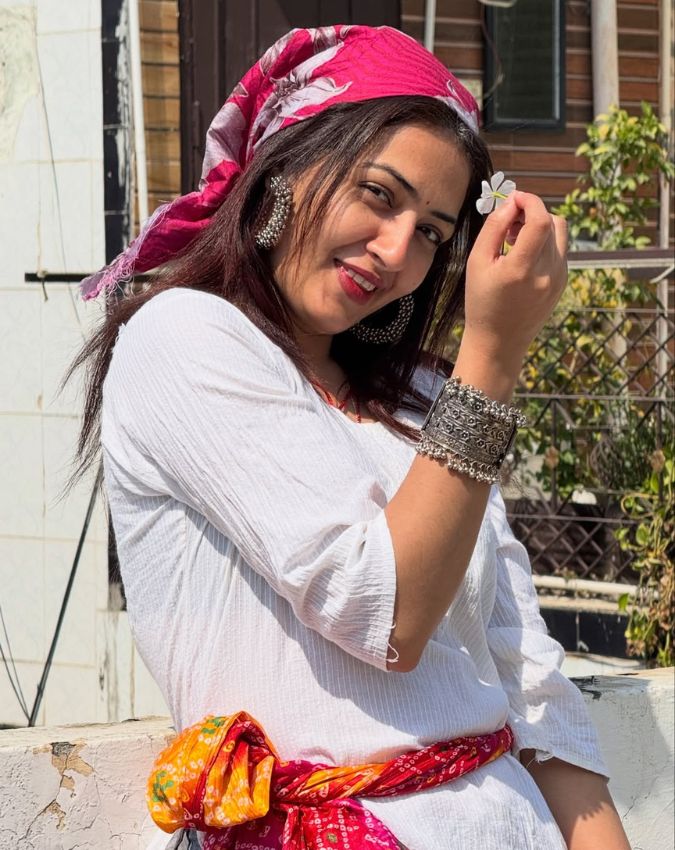 chandrika dixit holi celebration -1-2-3-4-5