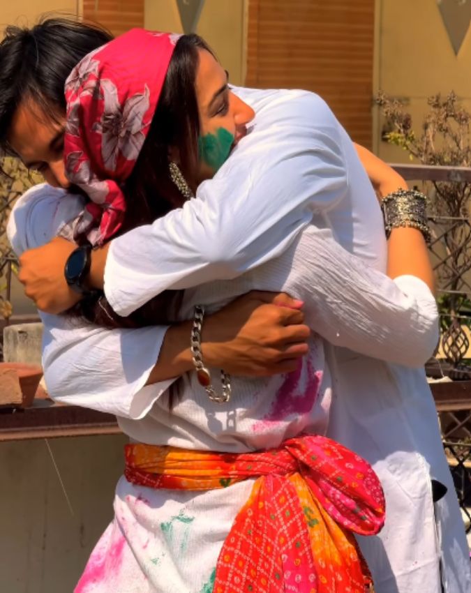 chandrika dixit holi celebration -1-2-3