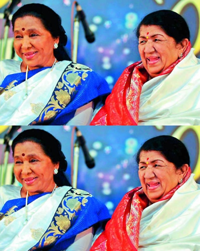 Asha Bhosle-Lata mangeshkar Asha Bhosle-Lata mangeshkar-1-2-3-4