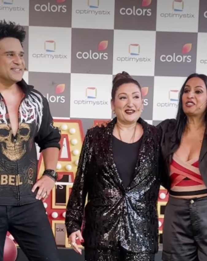 Sunita Ahuja-Krushna Abhishek, Kashmera Shah-1-2-3-4