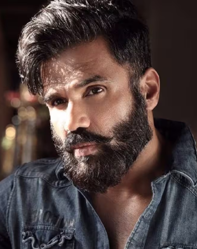 suniel shetty childhood photos -1-2-3