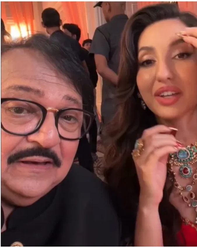 rakesh bedi-nora fatehi-1-2-3-4