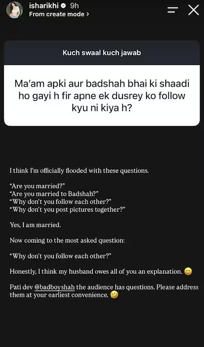 Badshah isha Rikhi Marriage
